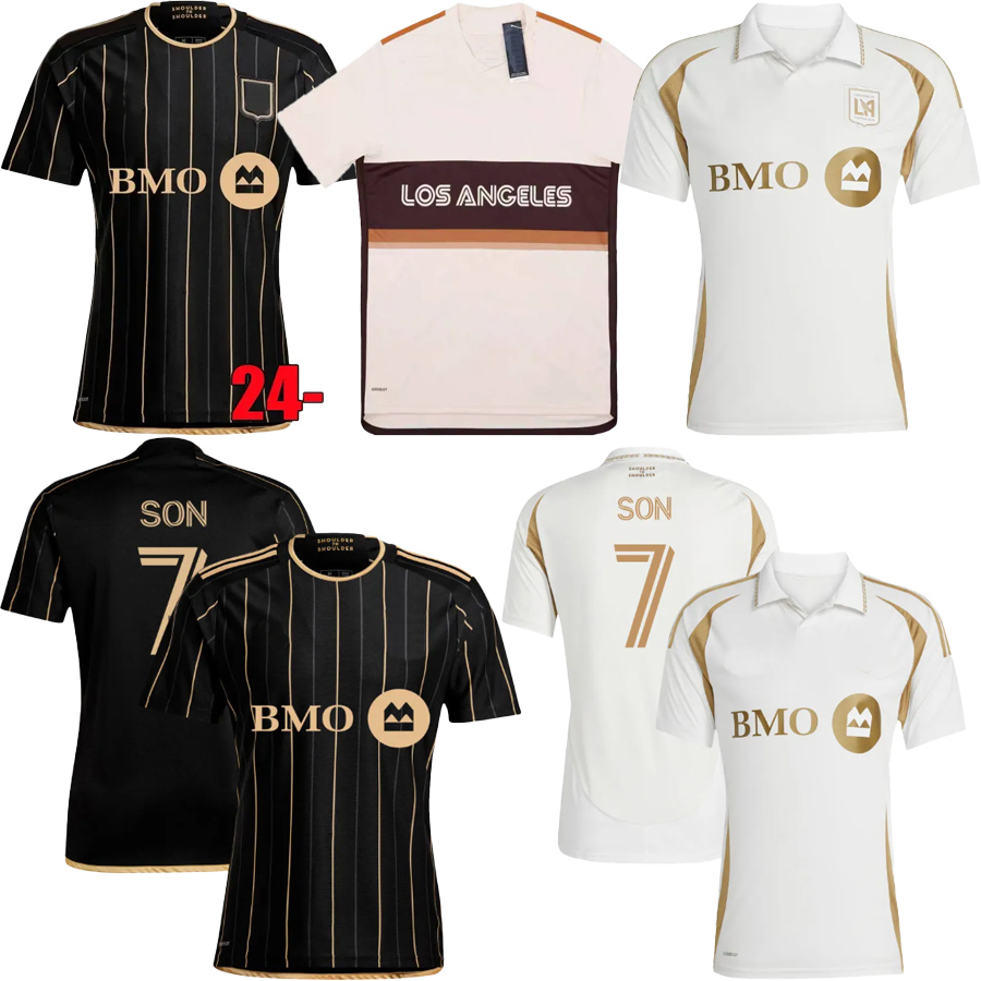 25 26 Los Angeles LA FC SON GIROUD Soccer Jerseys 2024 2025 2026 ORDAZ TILLMAN D.BOUANGA Player Fans version football men and kids shirt