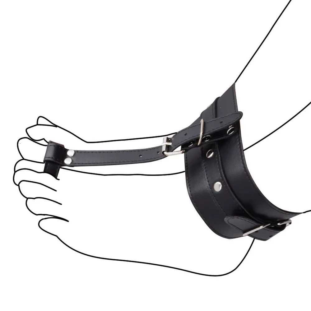 Sex Handcuffs with Thumb Toe Buckle Anklet BDSM Bondage Restraints Sex Toys for Adults Sex Games Erotic Foot Cuffs for Women Men XJ250813