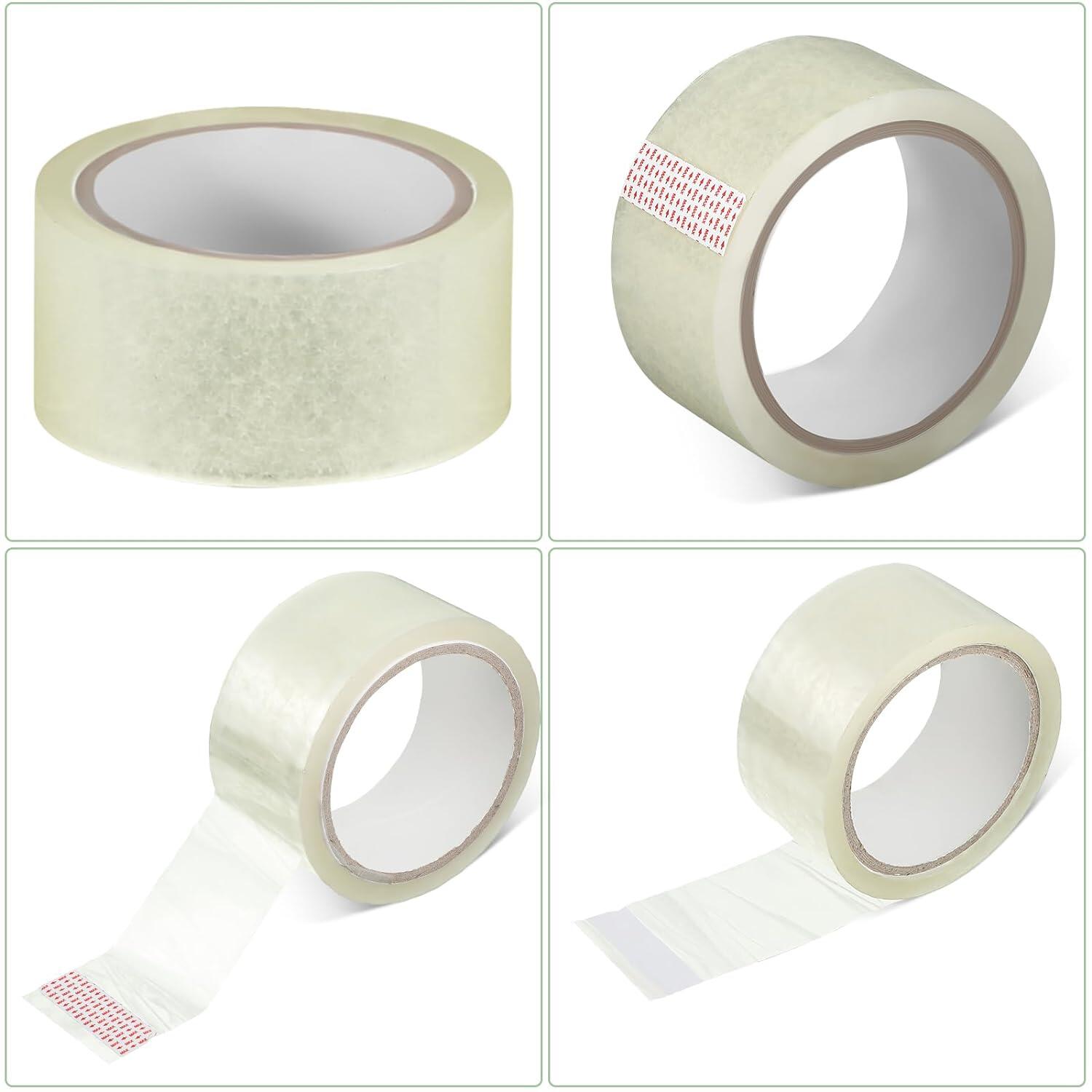 Packing Tape,Clear Packaging Tape 1 Rolls,Shipping Tape for Moving Boxes, Shipping, Office, 30m