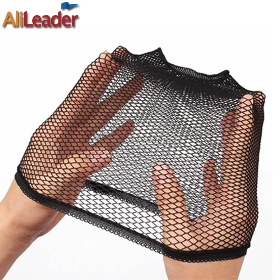 Well-Known Alileader Hairnets Good Quality Mesh Weaving Net Black Mesh Hair Net For Sleeping/Weaving Wig Cap Mesh Nylon Wig Cap 250812