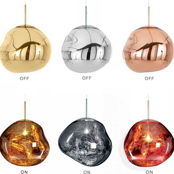 Nordic modern restaurant bar counter bar simple pendant lamp exhibition hall coffee shop dining room creative glass lamp lava pendant lamp X250813