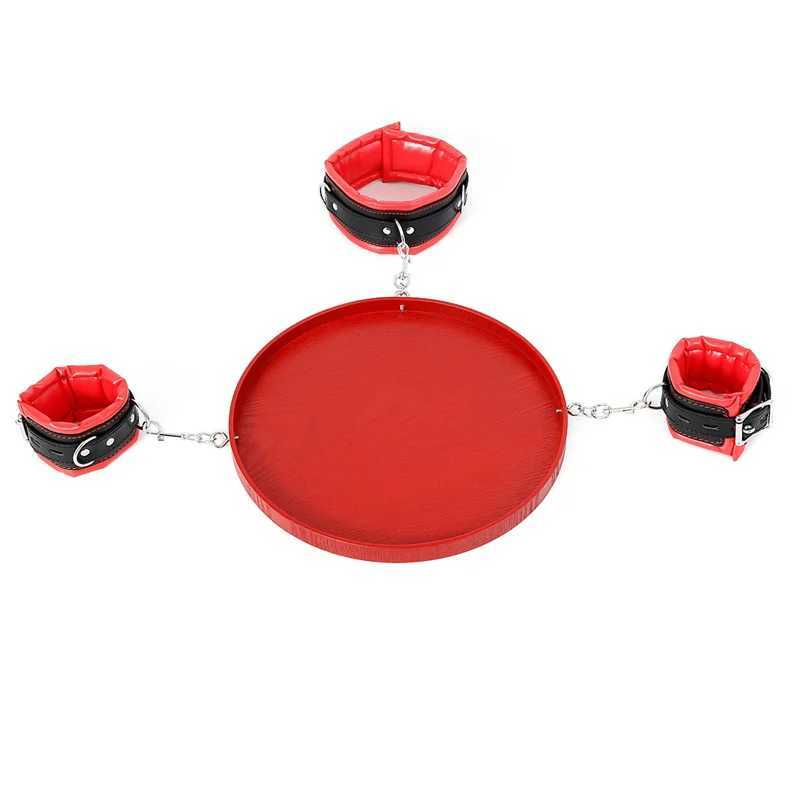 18+ Sex Adults Toys For Women BDSM Kits Collar Handcuffs Fruit Tray Holder Tray Role Play SM Sexual Sex Toys BDSM Bondage Set XJ250813