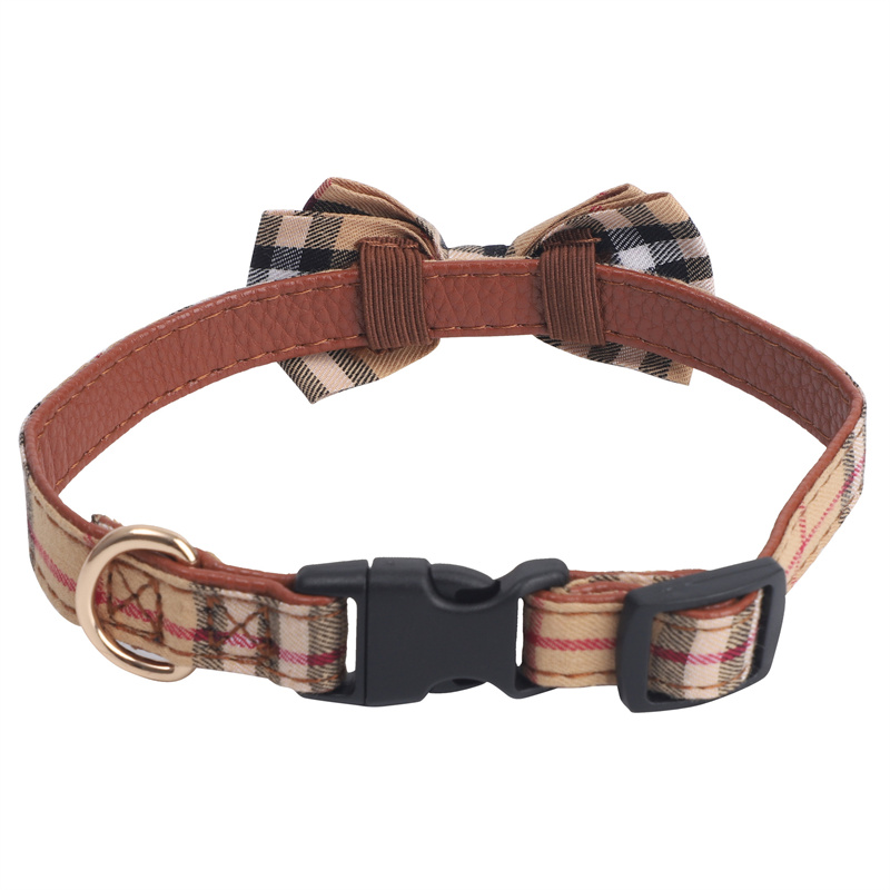 Pet Adjustable Breakaway Cat Collar with Bow kitten Cat Collars Cat Accessories Pet Supplies Puppy Bow Tie for Small Dogs