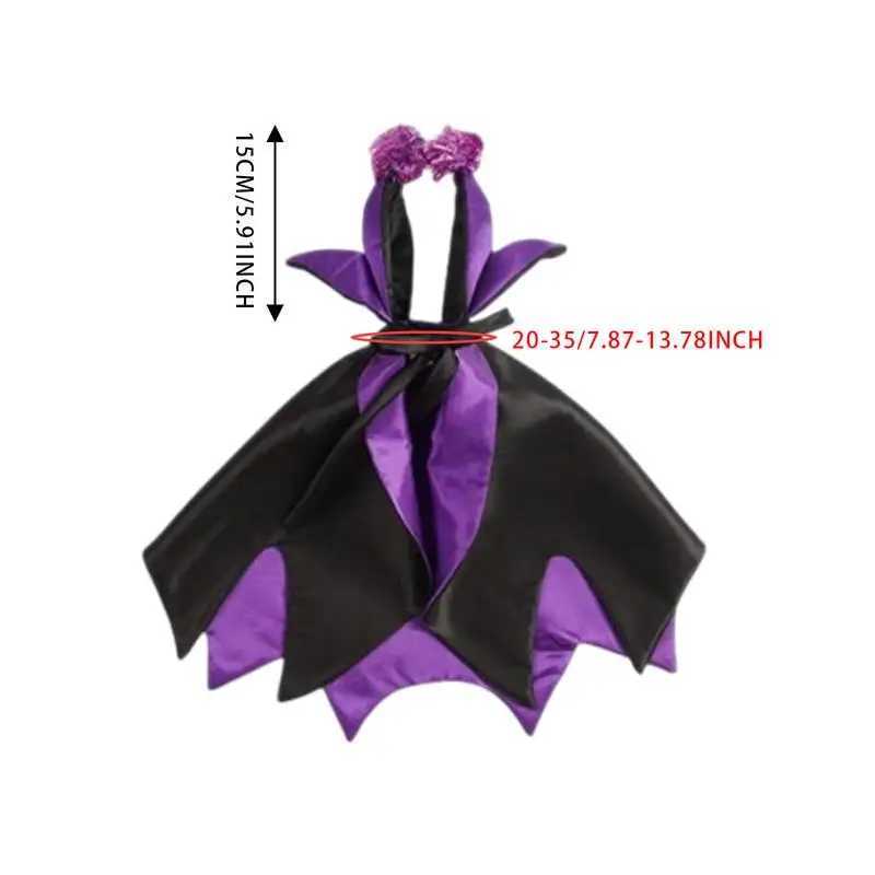 Cat Halloween Costume Cat Cloak Witch Hat Costumes Halloween Dog Clothes Comfortable Witch Dog Costume Soft Wizard Outfit XJ250813