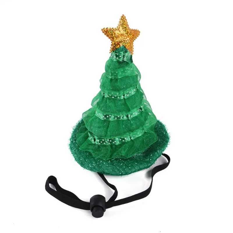 Pet Christmas Hat Scarf Set Cat Hat Collar Decoration Festival Atmosphere Dressing Up and Taking Photos Pet Supplies Cute Funny XJ250813