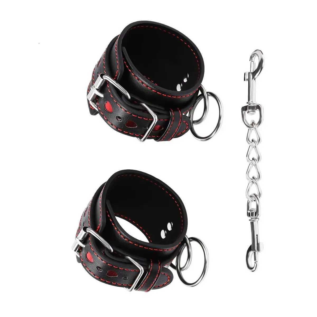 Adjustable Hogtie Handcuffs Restraints Heart Bedroom Adults Erotic Bondage BDSM Set Love Toy Couple Game XJ250813