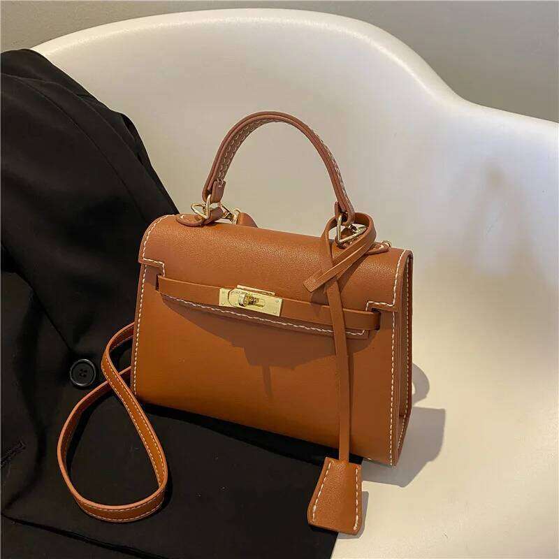 Evening Bags Mini Designer Fashion Bag For Women 19Cm Real Leather Portable Cowhide Single Shoulder