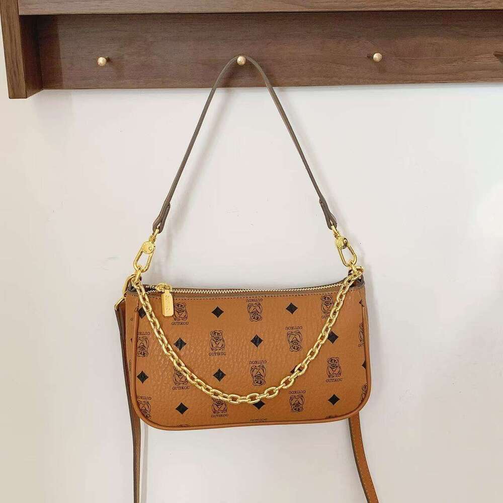 DHessentials 2025 Spring Fashion Small Crossbody Bag, PVC Chain Shoulder Bag with Colorblock Design, Causal Daily Purse for Women