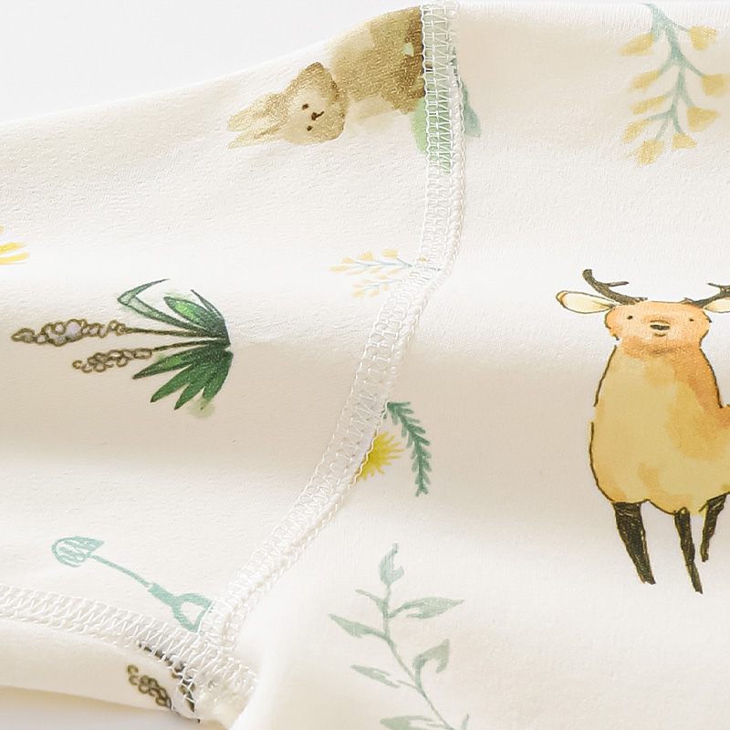 Infant's Lightweight Breathing Long Sleeve T-Shirt Made from Natural Fabric