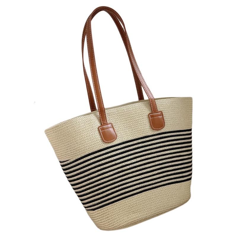 Women's Woven Bag Versatile Large Capacity New Commuting Vacation Tote Shoulder Beach Fashion ddmymarket
