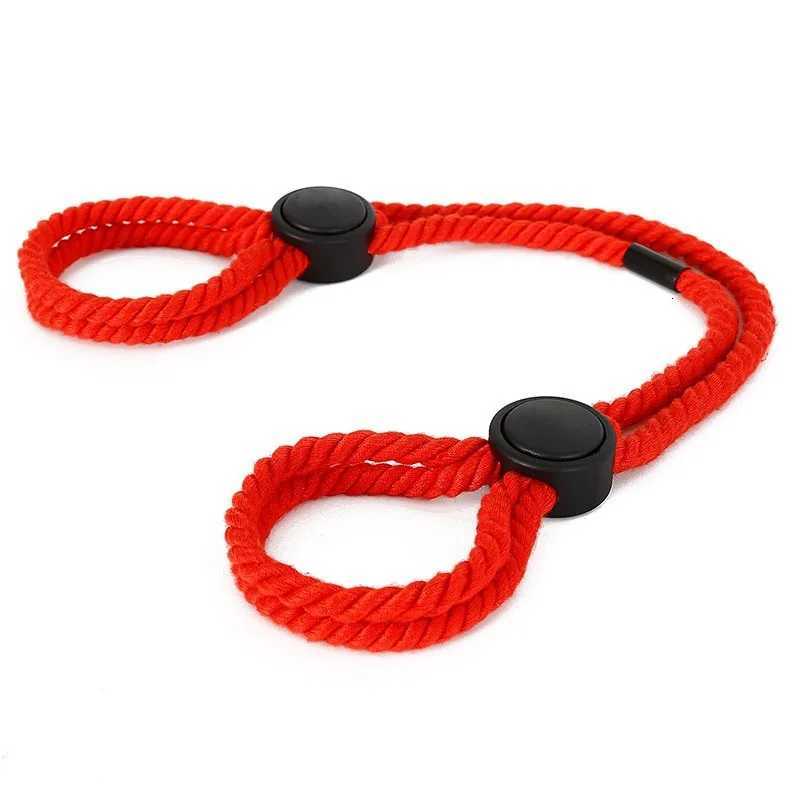 Adjustable Cotton Rope Handcuffs Sexy Fetish Hand Wrist Binding Toys Sexy SM Restraints Sex Bondage Gags Slave Cuffs Adult Game XJ250813