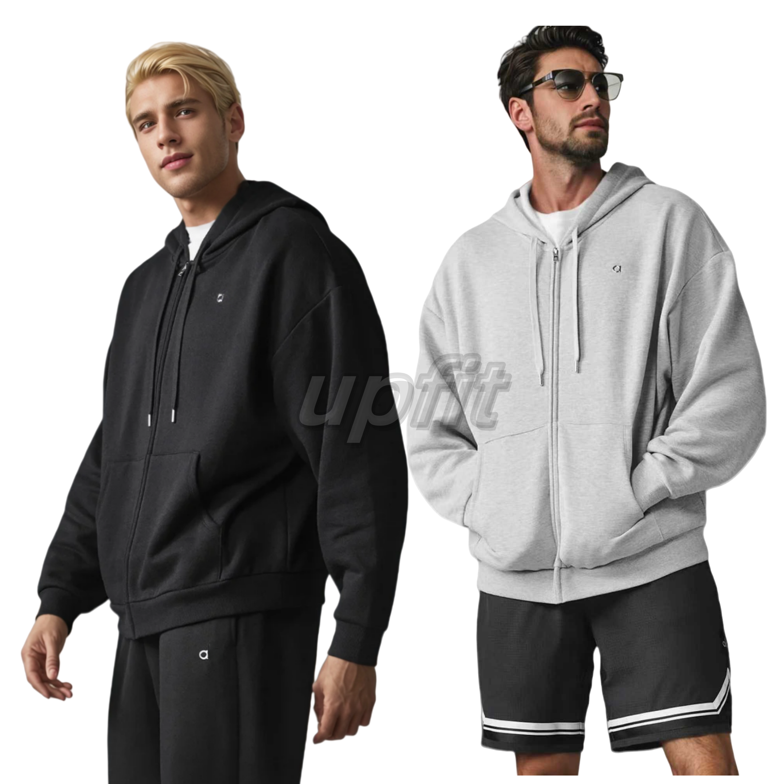 2026 10A Athletic Top Breathable Men Sets Fall Full Zipper Hoodie Sports Daliy Wear Tshirt Casual Comfy Underwear Gym Pants sets Men Hoodie Jacket