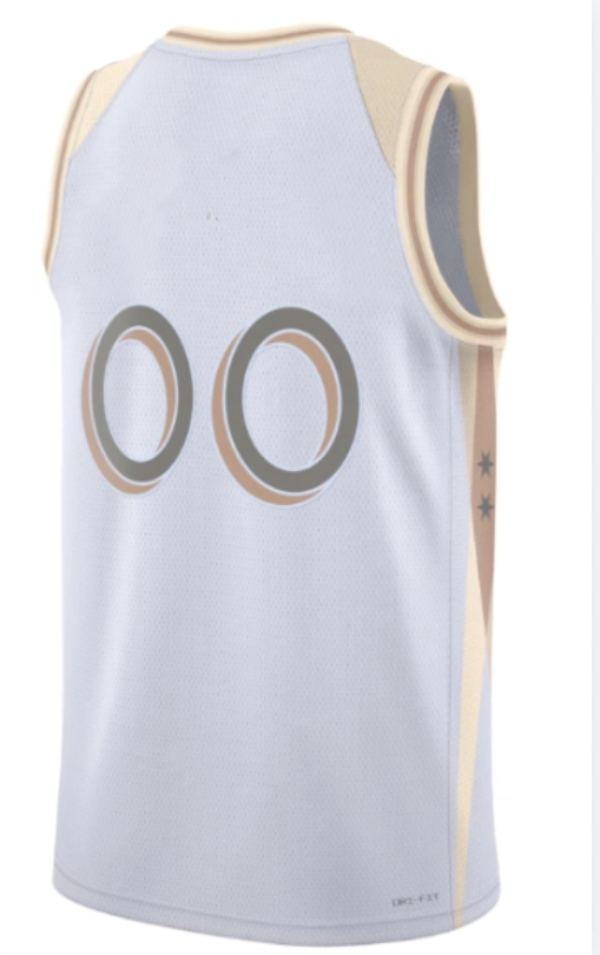 25 26 Custom Basketball Jerseys Coby White Matas Buzelis Josh Giddey Nikola Vucevic Patrick Williams Ayo Dosunmu Isaac Okoro Tre Jones Derrickk Rose C