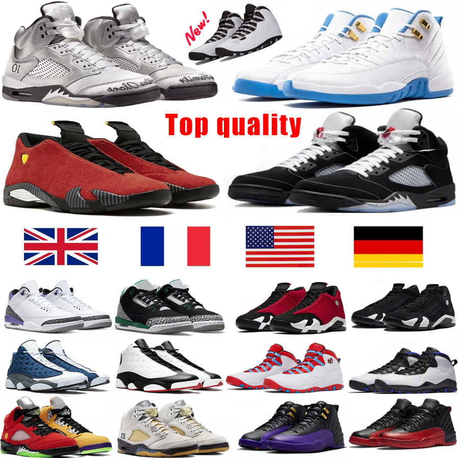 free shipping designer 5s 12s 11s 10s 3s 14s basketball shoes for men women Pink Blue White Black mens sneakers womens trainers sports outdoor shoe With Box