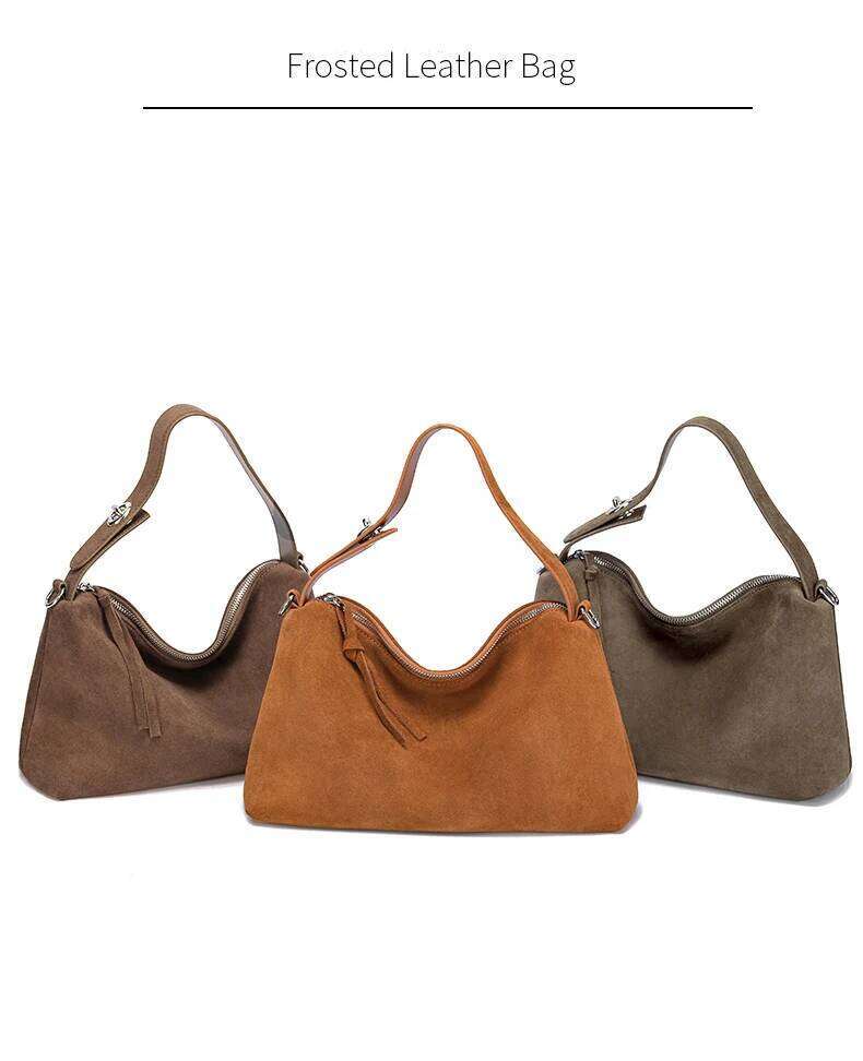 Designer Bags Fashion Autumn Winter Big Boston Tote Soft Matte Suede Cow Leather Women's Handbag Shoulder Crossbody Bag For Women Grey Brown Luxu