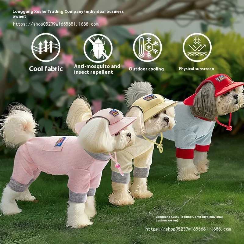 Instant Cooling Dog Vest for Summer - Ice Silk UV Protection Outfit for Puppy Small Breeds Chihuahua Poodle Lightweight BreathableXJ250813