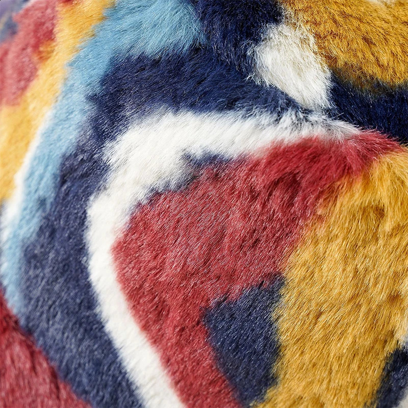 Outdoor Large Size Winter Faux Fur Fluffy Bucket Hat Women Winter Warm Fisherman Cap Fashion Trendy Party Wide Brim Panama Caps 250808