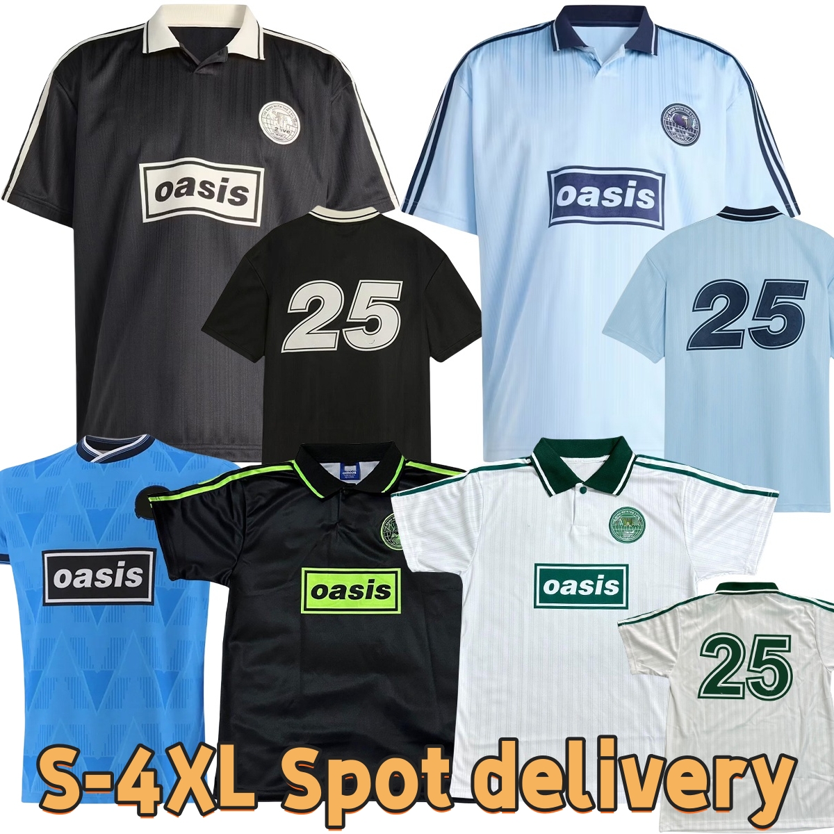 25 26 Oasis Tour Live Football jersey Season 135th Anniversary Football Jersey Shirts Kit 2025 26 Fontaines Dc BLACK GUINNESS TOUR JACQUARD Ireland Jersey S-3XL 4XL