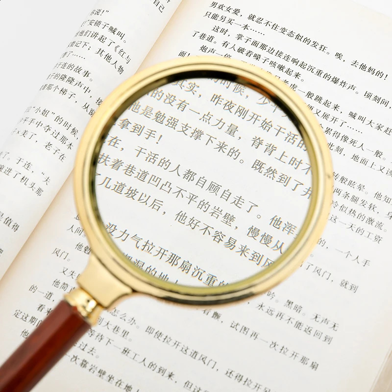 Handheld HighDefinition Old Magnifying Glass Childrens Reading for The Elderly People 250804
