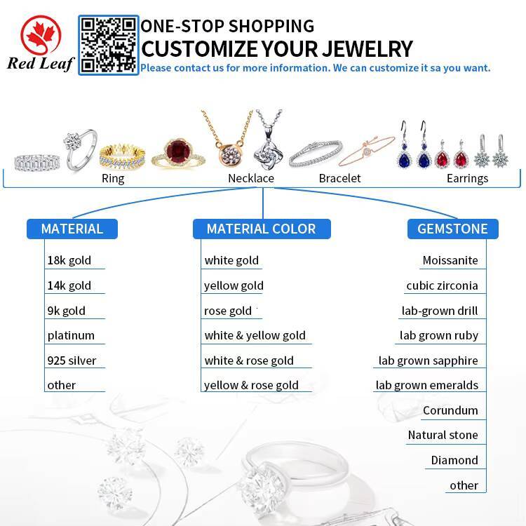 Redleaf Pass Diamond Tester 3mm 4mm 5mm Moissanite Tennis Necklace 925 Sterling Silver Hip Hop Tennis Chain