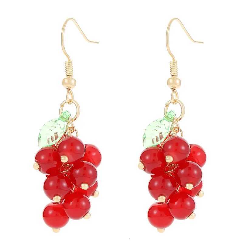 New Summer Unique Design Grape Beaded Earrings For Women Personalized Daily Accessory Party Jewelry Anniversary Birthday Gifts Y250812