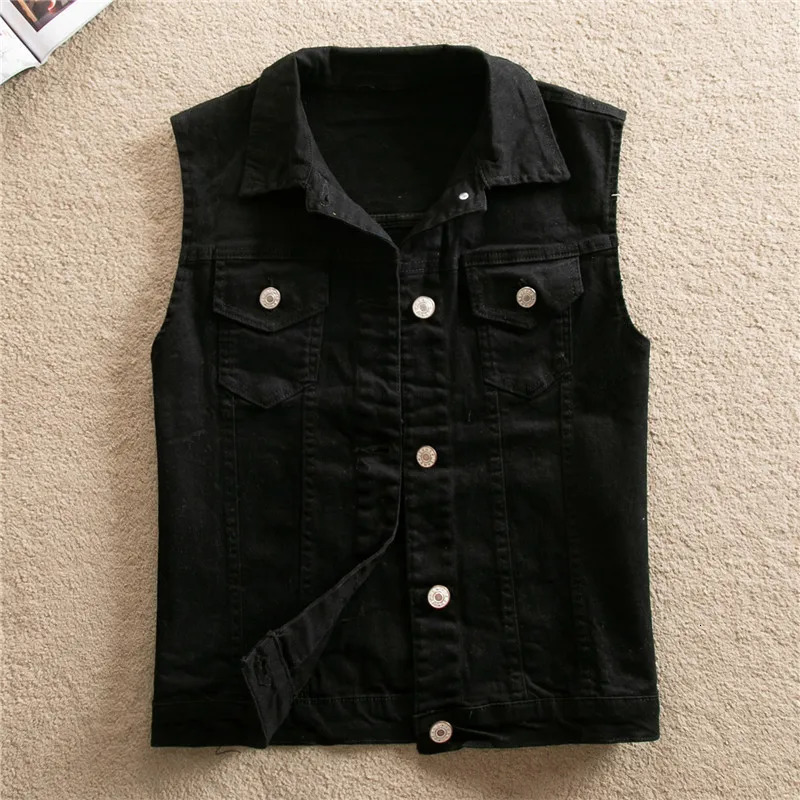 2024 Women Vest Spring Summer Sleeveless Big Size Womens Jeans Denim Vest Tops For Woman Clothing Female Jacket Coat 250811