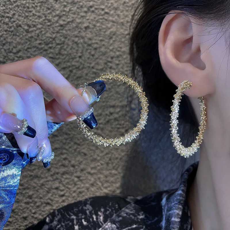 2023 New Fashion Trend Unique Design Elegant Delicate Geometric Round Earrings For Women Jewelry Wedding Party Premium Gifts Y250812