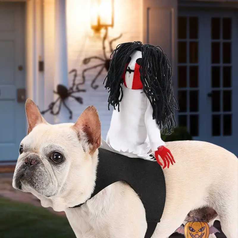 Dog Ghost Riding Costume Halloween Dress-Up Pet Costumes Dog Halloween Cosplay Pet Ghost Riding Outfit Stylish Novelty Halloween XJ250813