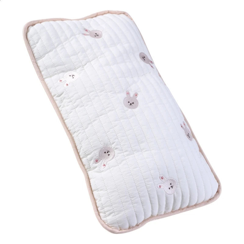 Baby Pillows Baby Head Support Quilted Pillow with Animal Pattern Baby Flat Pillow for Toddlers borns 0-3 Year W3JF 250813