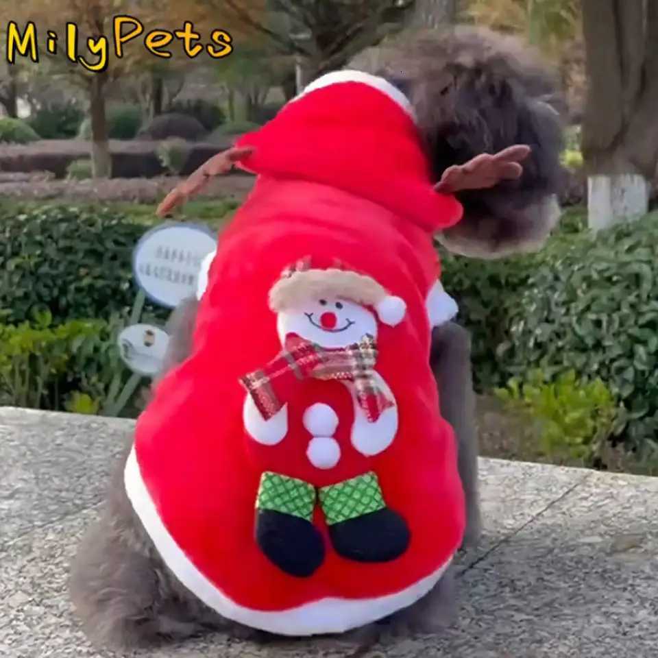 100% Cotton Fleece Teddy Dog Pet Supplies Christmas Hoodies For Small Dogs Cats Dog Costume Dog Clothes Pet Clothing Dog JumpsuitsXJ250813