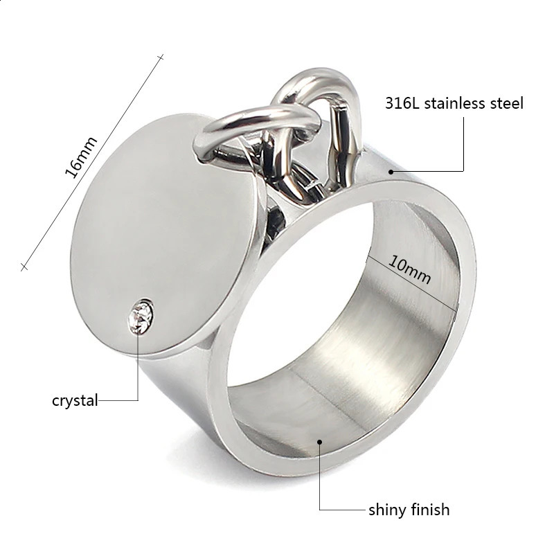 Fashion Male Female Ring Classic Silver Color Rhinestone Wedding Jewelry For Women Men Christmas Party Present 250811