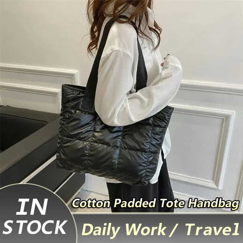 Fashion Tote Handbags for Women Black Large Capacity Soft Rhombus Bags Vinatge Quilted Shoulder Bag Purse for Travel Shopping Z250813