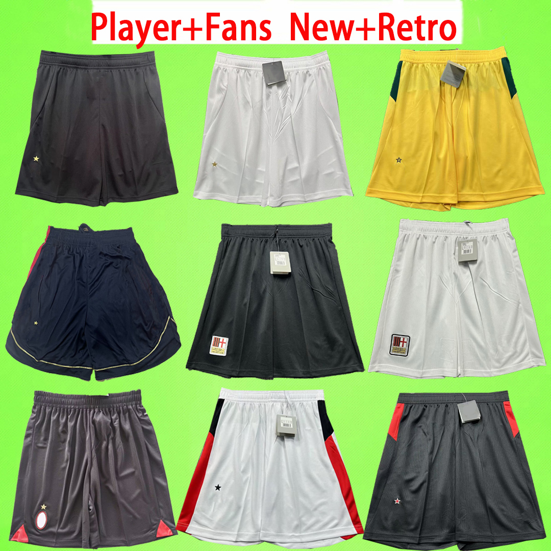 New + Retro REIJNDERS 25 26 27 PULISIC Soccer shorts 4th milANs RAFA LEAO REBIC Football pants 06 07 THIRD Kids Uniform 125th 2025 A C Fans Player version away 2006 2007