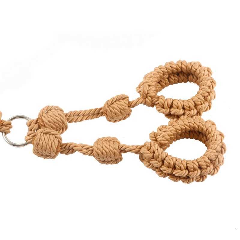 Erotic Shibari Rope Handcuffs Collar With Fetish Flirting Bdsm Bondage Slave Sexy Lingerie For Couple Quickly Bundle Sex Toys XJ250813