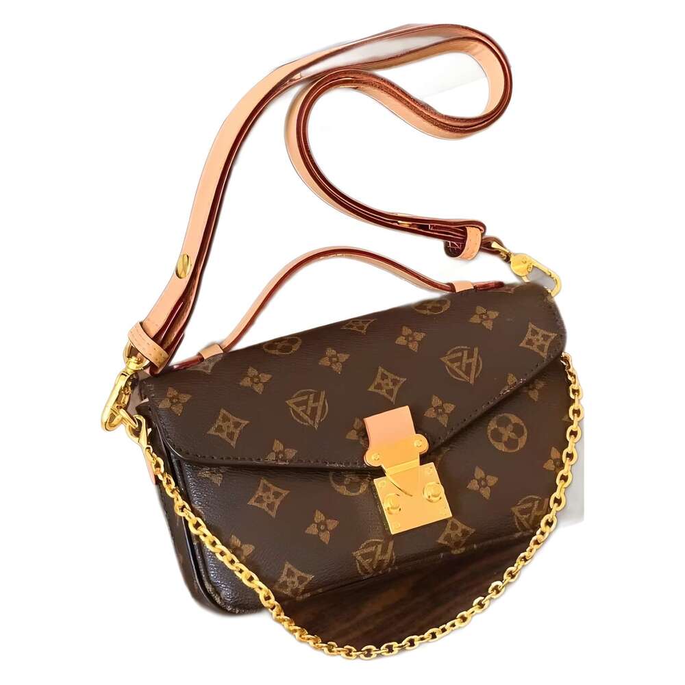 Louis Fanghua for Women 2024 Trendy Versatile Small Square Bag Casual Printed Single Shoulder Crossbody Handbag