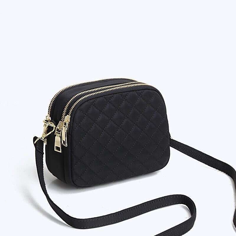 Women's New 2024 Fashion Trend Multi-layer Oxford Cloth Underarm Single Shoulder Crossbody Bag