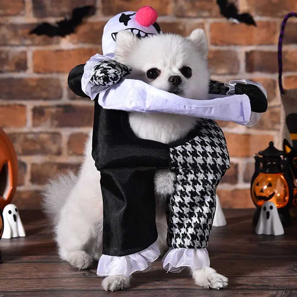 Creative Puppy Halloween Coat Funny Polyester Halloween Pet Clothes Dog Cosplay Pet Costume Dog Cosplay Costume Small Dog Wear XJ250813