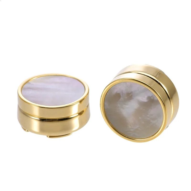 Fashion Round Cuff Link Banquet Wedding Mens Cufflinks Luxulry Jewelry Shirt Cover Buttons Clothing Decoration Accessories 250812