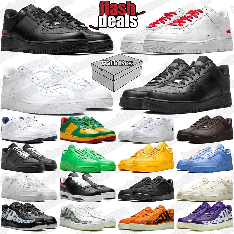 Designer One Shoes Sneakers For Men Women Classic 1 Triple White Black Wheat Brown Wheat Lucky Green Blue Mens Trainers Outdoor Sports Shoe Runners