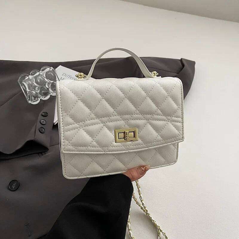 Hot Selling Highly Fashionable Women's Quilted Chain Handbag - Handheld & Single Shoulder Multifunctional Design Designer Bags