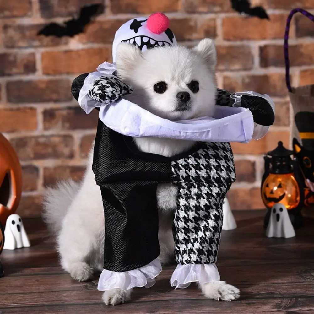 Creative Puppy Halloween Coat Polyester Pet Costume Halloween Pet Clothes Funny Dog Cosplay Dog Cosplay Costume XJ250813