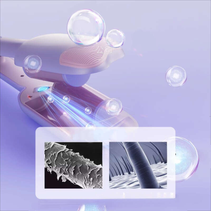 Mm Egg Curling Iron Negative Ion Hair Straightener Cake Roll Water Wave Long Lasting Styling Big Curl Tool