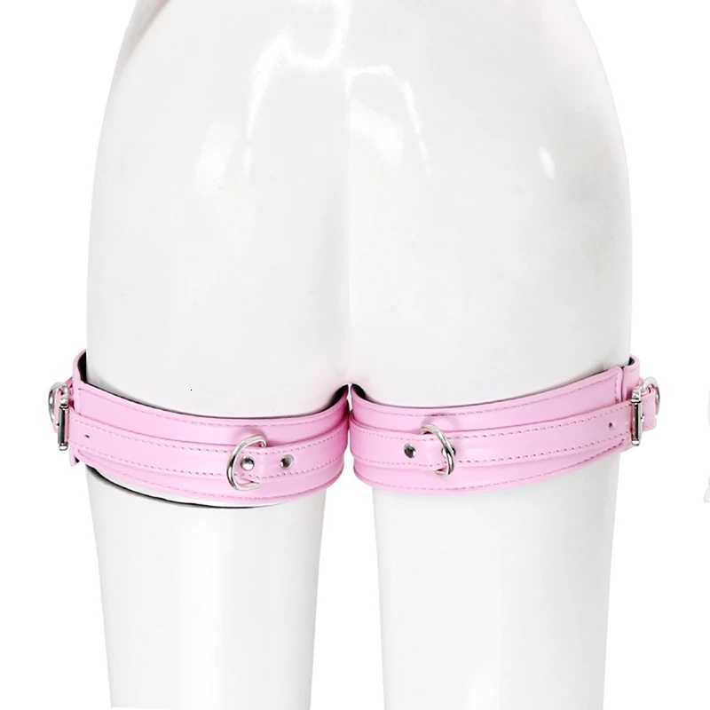Puppy Play SM Bondage Kit Waistband Wrist Thigh Cuffs Cross Buckle Adult Games Restraints Handcuffs Leg Cuff Sex Toys XJ250813