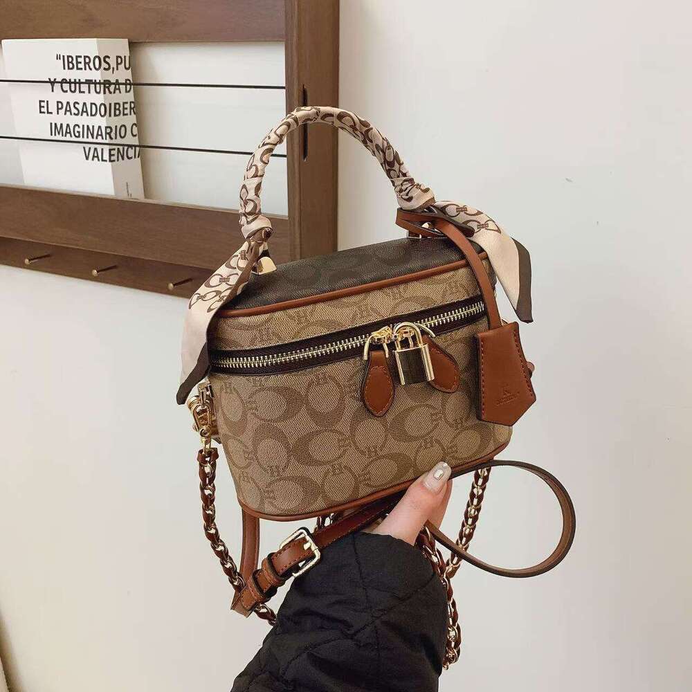 Gutiko Luxury Women's Crossbody New Handbag Single Shoulder Printed Bucket Box Bag