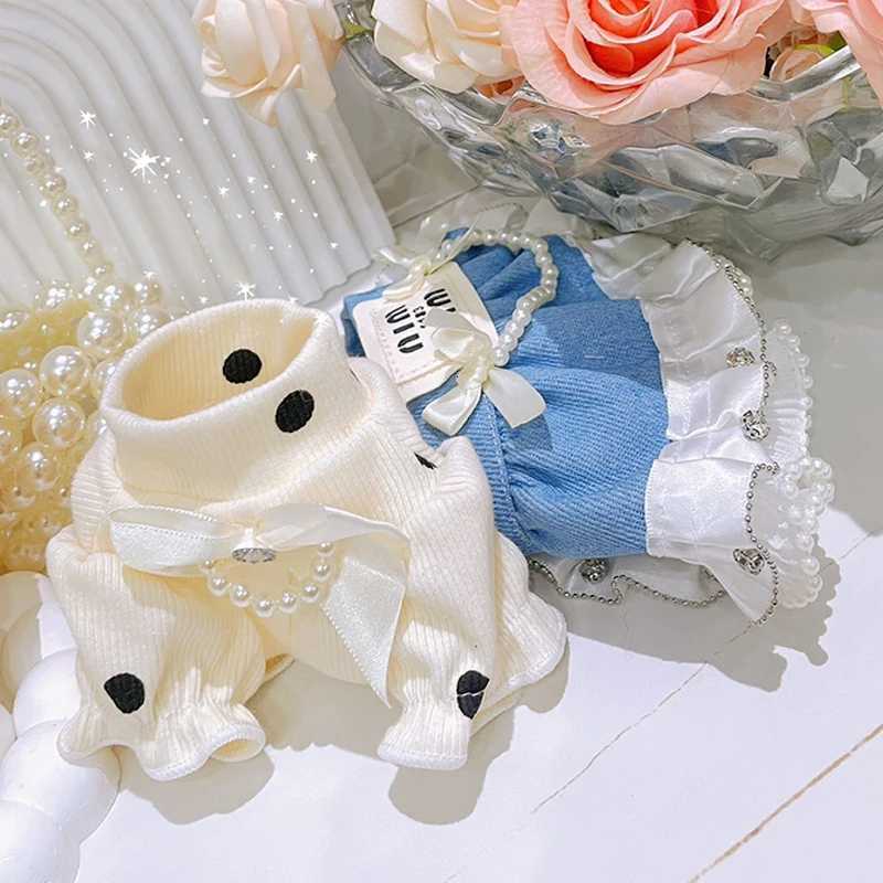 Designer Luxury Pet Princess Skirt Cowboy Skirt Puppy Sweater Small Dog Cotton Base Sweater Sweet Knitted Sweater Beautiful Set XJ250813