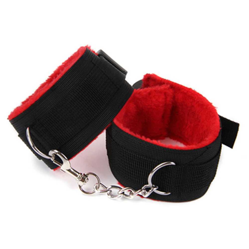 Sexy Plush Handcuffs Women Ankle Cuff Bracelet Adjustable Cosplay Fetish Sex Toys Accessories BDSM Adult Game Toys Supplies W250813