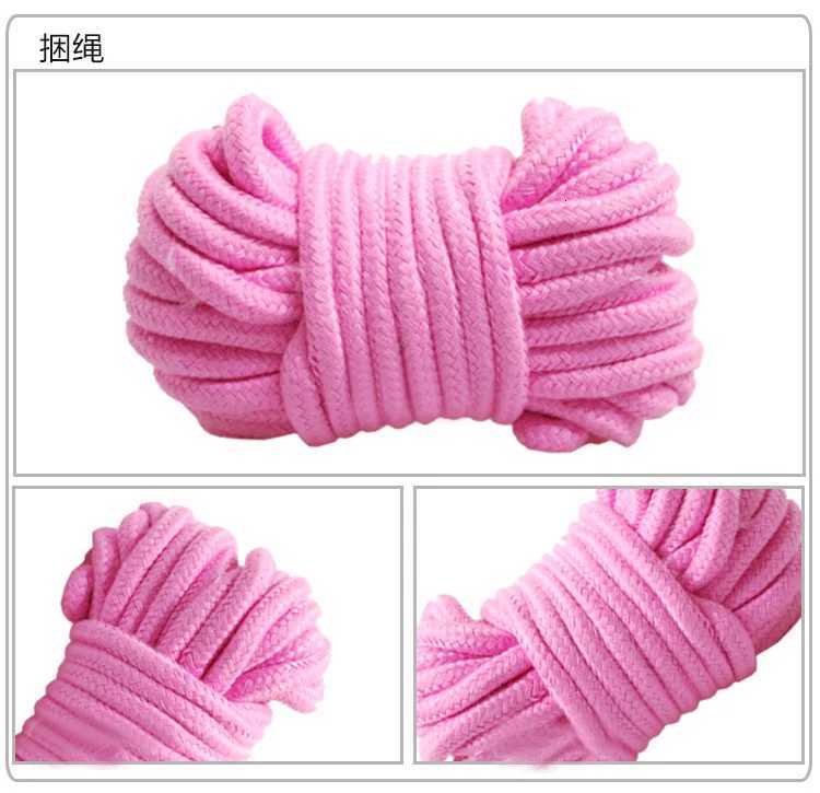 8Pcs/Set Sex Sensation Play Bondage Kit Slave Adult Games Couples Erotic Toys Hand Cuffs Foot Whip Rope Blindfold Collar Leash XJ250813