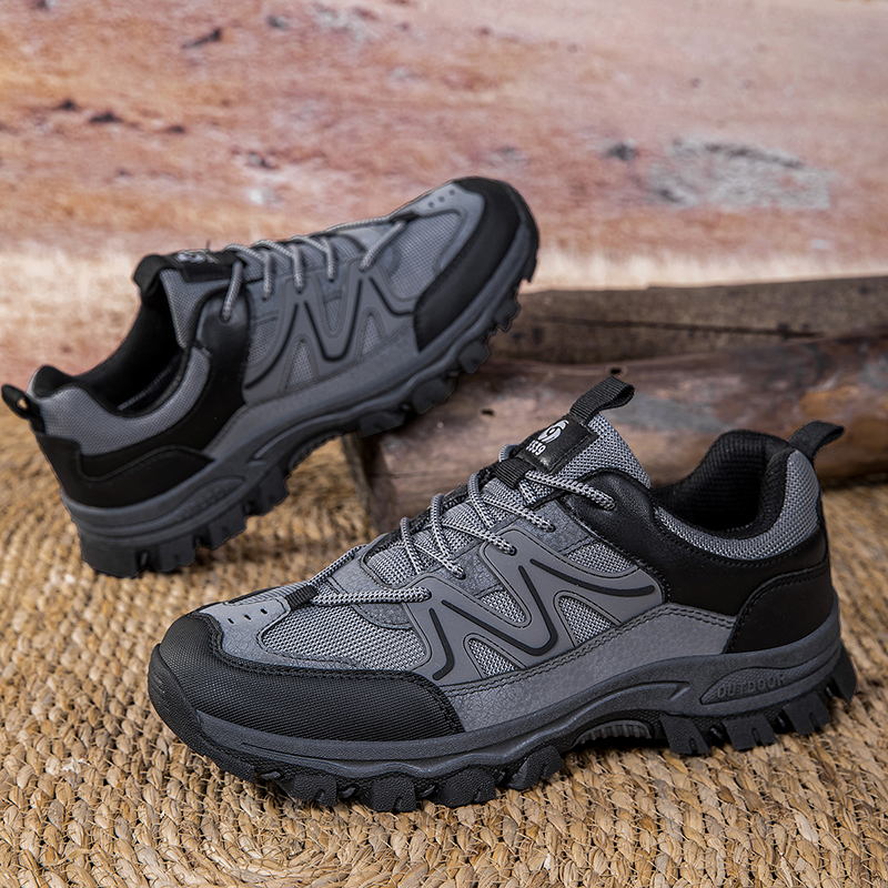 Men's mountaineering 2025 new summer men's mesh breathable climbing outdoor hiking sports shoes