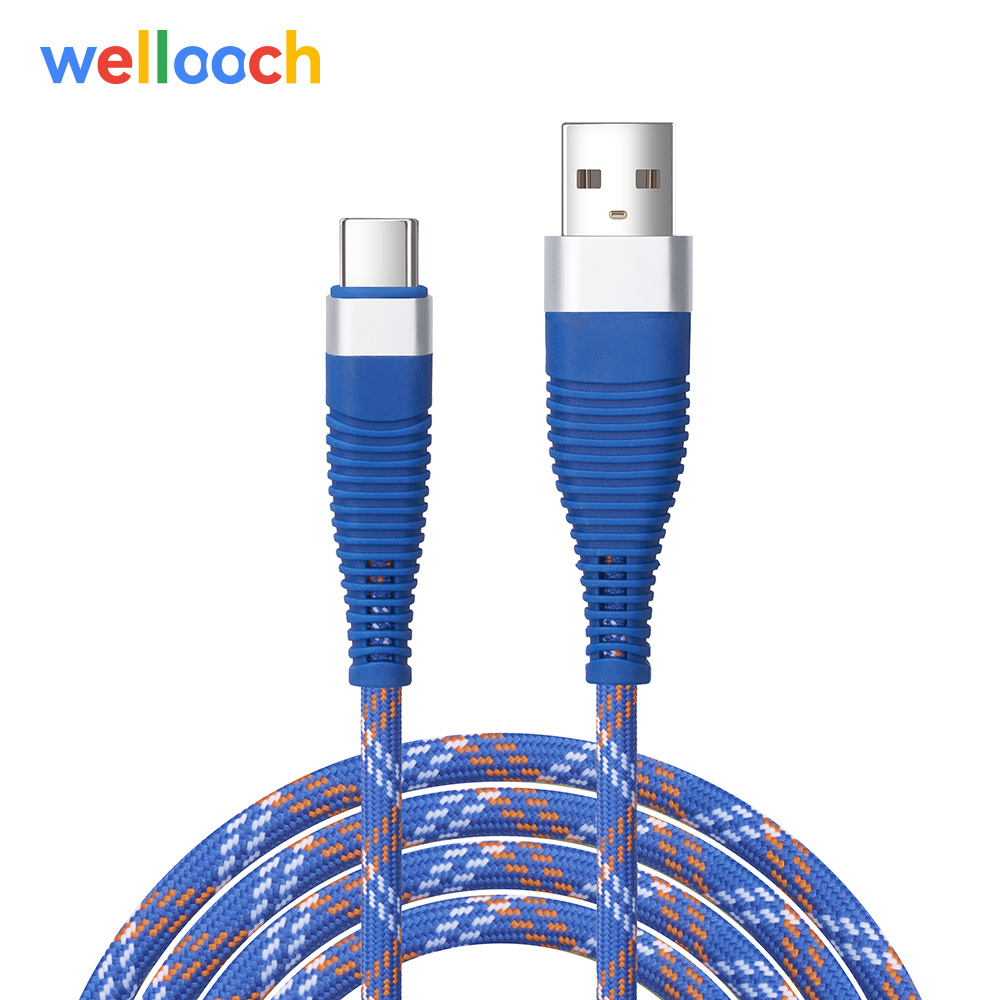Durable High-Speed USB-A to USB-C Braided Cable with Tin Plated Connectors
