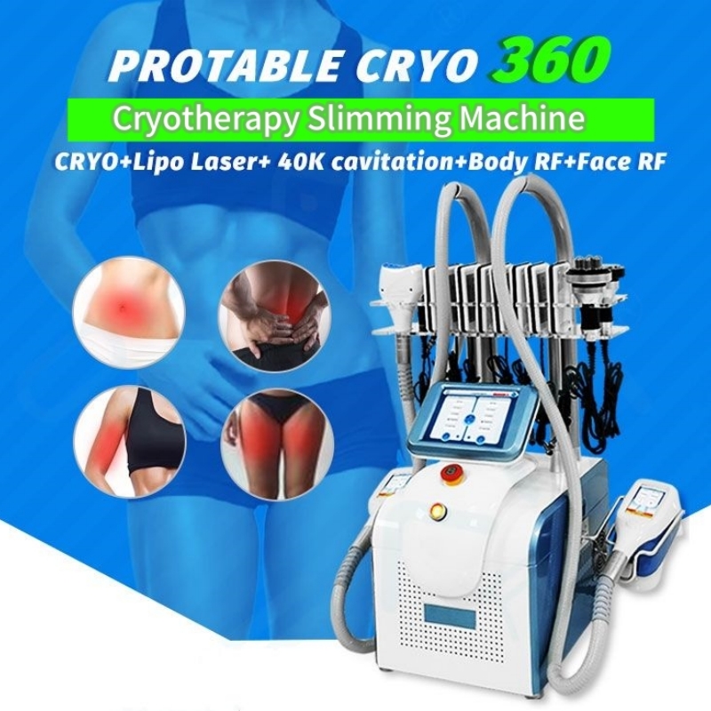 Multifunction Cryotherapy Slimming Device For Spa Fat Reduction Improves Metabolism and Promotes Skin Whitening and Firmness